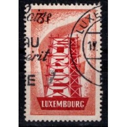 1956. Luxembourg - 3 fr. orange/brunrød- AFA 552 - - Frimærke - Stemplet. (2)